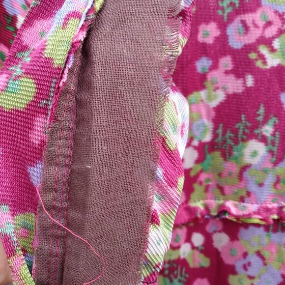 Vintage Peignoir Robe Over Dress 28" Bust 22" Waist Dressing Gown Dress Duster - Picture 12 of 16